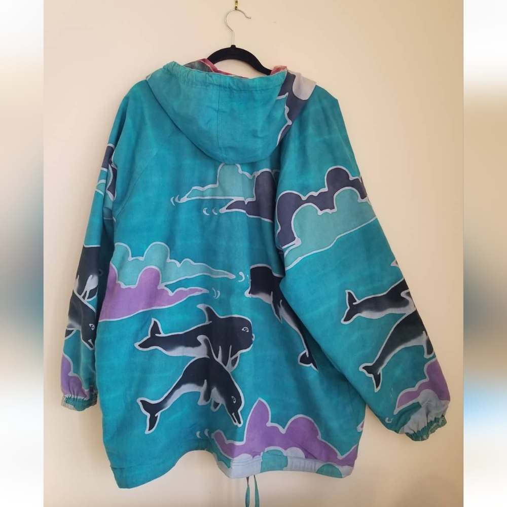 Colorful Abstract Patterned Hoodie - Picture 2 of 5